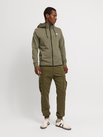 JACK & JONES - Sudadera con cremallera 'JCOAir' en verde