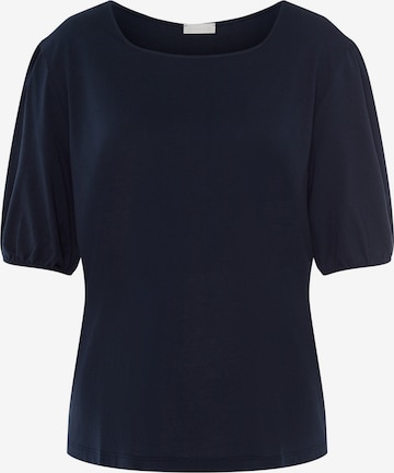 T-shirt 'Natural Shirt' Hanro en bleu : devant