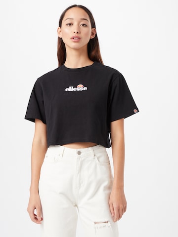 ELLESSE Μπλουζάκι 'Fireball' σε μαύρο: μπροστά