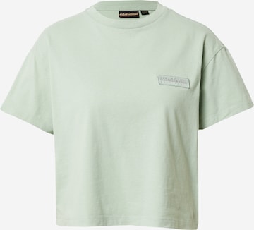 NAPAPIJRI Shirt in Groen: voorkant