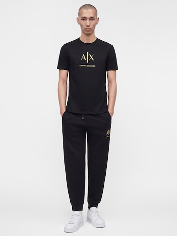 ARMANI EXCHANGE Тениска в черно