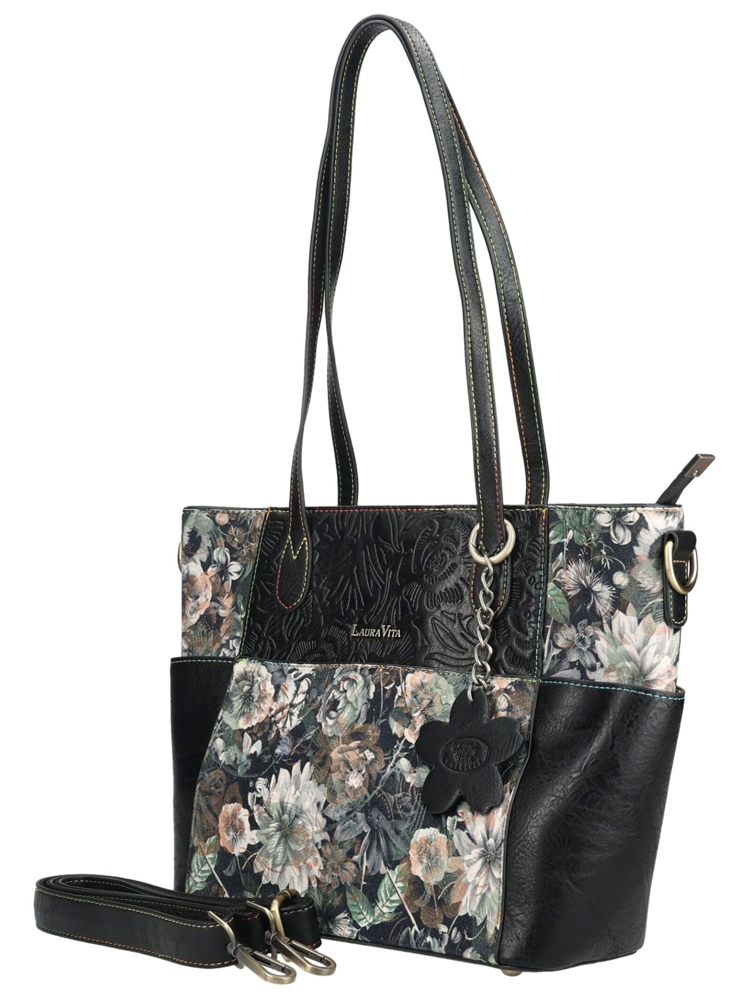 Laura Vita Handtasche in Schwarz