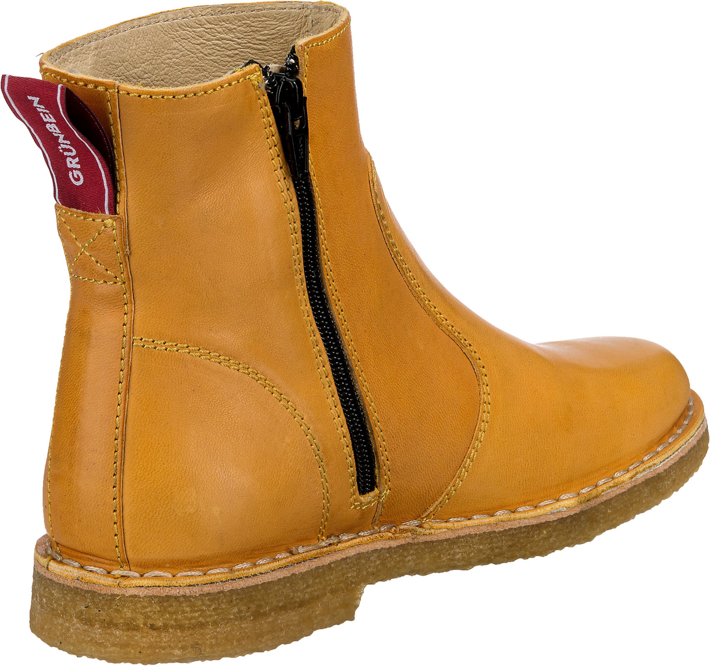 Grünbein Ankle Boots 'Arien' in Yellow