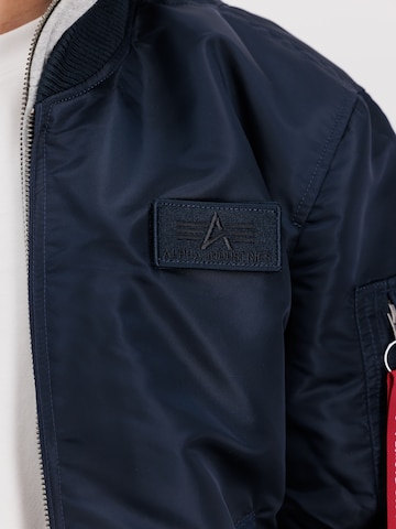 ALPHA INDUSTRIES Kurtka przejściowa 'MA-1 D-Tec' w kolorze niebieski