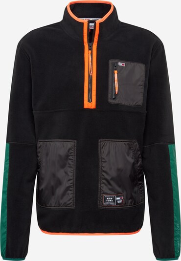Tommy Jeans Kampsun roheline / oranž / must, Tootevaade