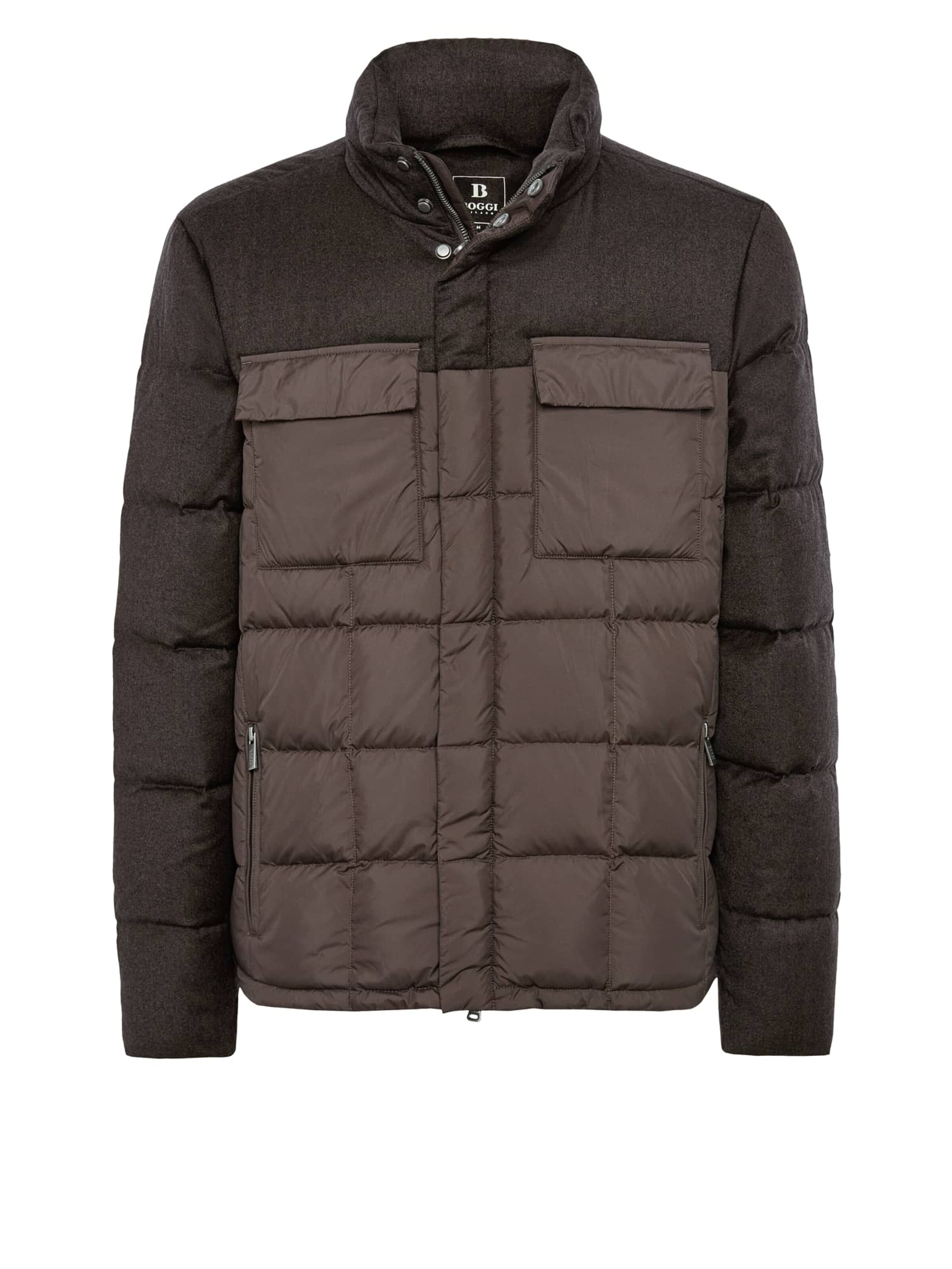 Boggi Milano Jacke in braun / dunkelbraun, Produktansicht