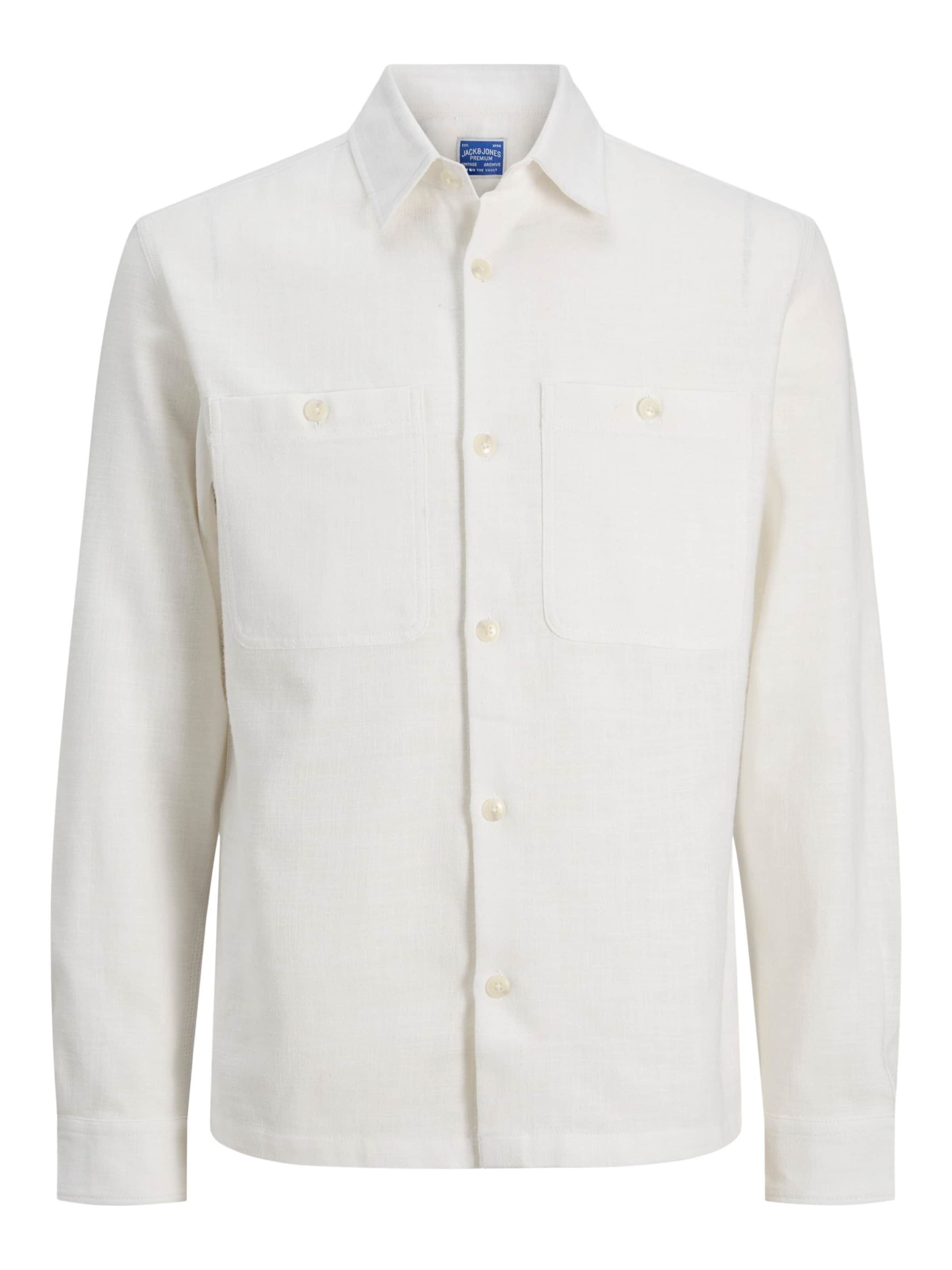 Chemise JACK & JONES en blanc : devant