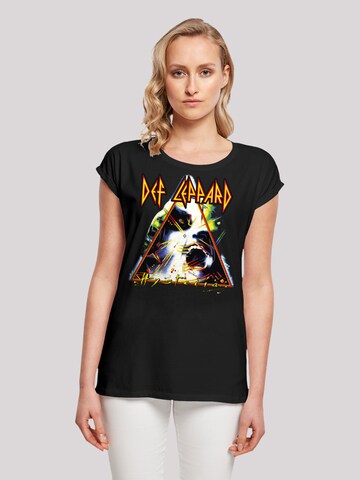 F4NT4STIC T-Shirt 'Def Leppard Hysteria' in Schwarz: Vorderseite