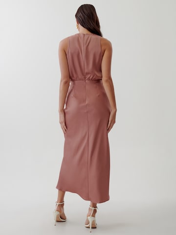 Robe de cocktail 'WISTERIA' Chancery en rose : derrière