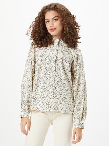 Lollys Laundry Bluse 'Frankie' in Beige: predná strana