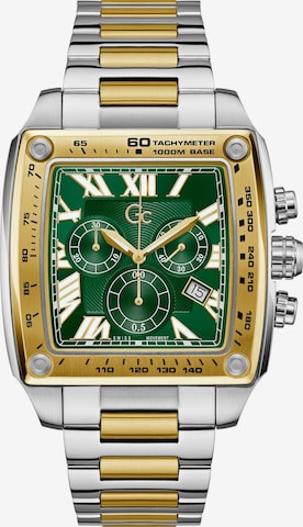 Montre à affichage analogique 'RetroFit' Gc en argent : devant