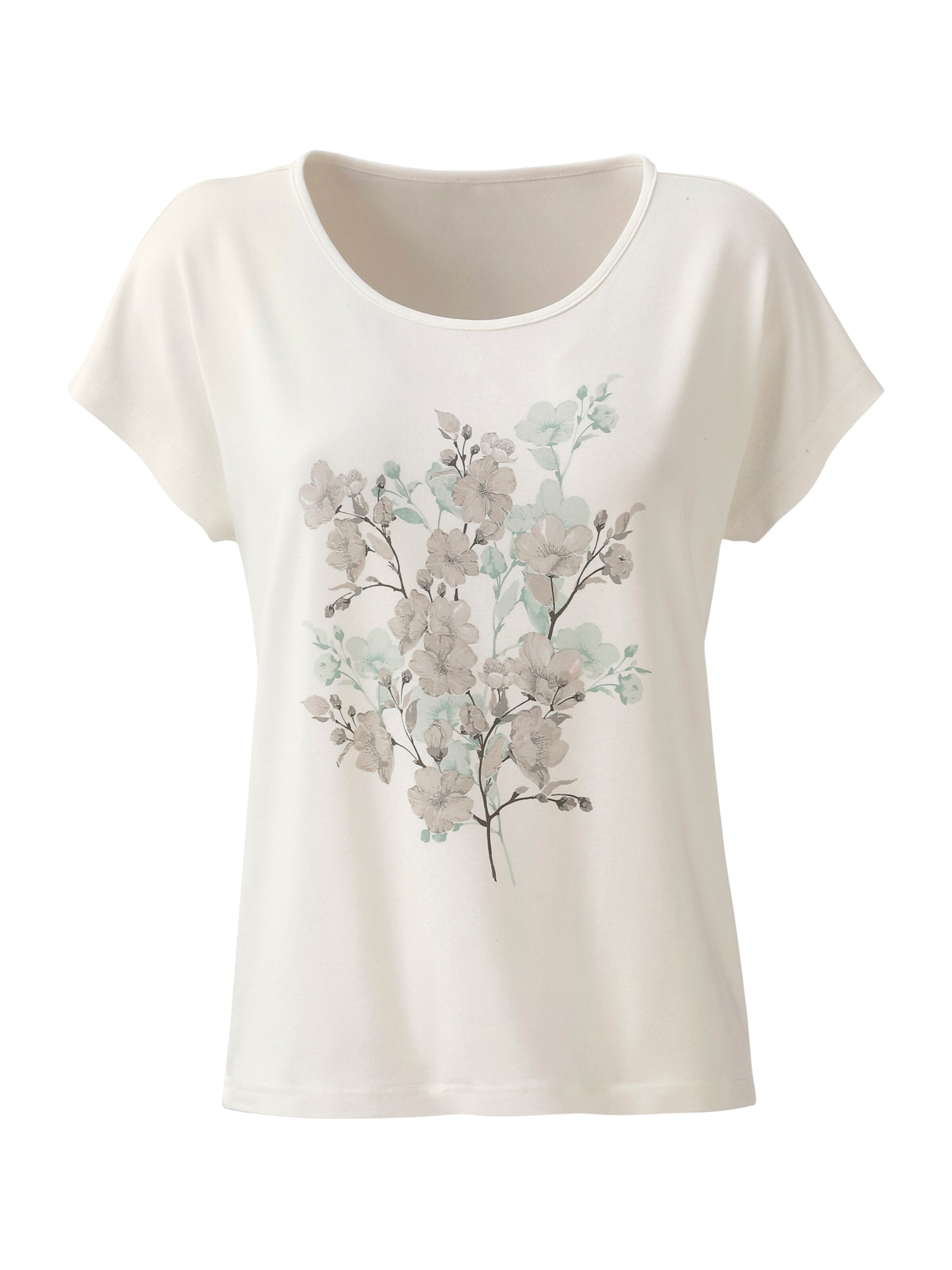 Tricou de la heine pe bej: față