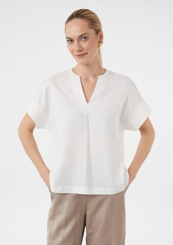 COMMA Blouse in Wit: voorkant