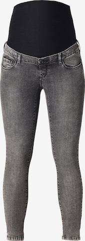 Supermom Skinny Jeans in Grey: front