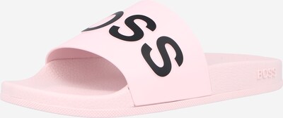 BOSS Casual Pantoletter 'Bay Slid' i lyserød / sort, Produktvisning