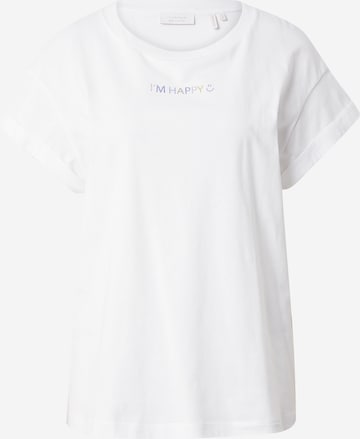 T-shirt Rich & Royal en blanc : devant