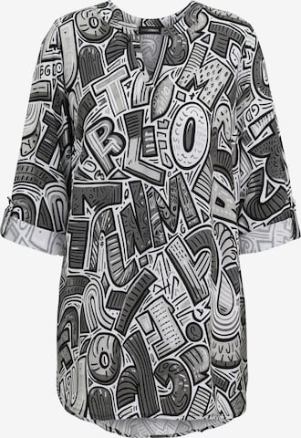 Doris Streich Bluse in Grau: Vorderseite