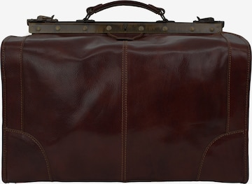 bupell Reisetasche 'Riziero' in Braun: Vorderseite