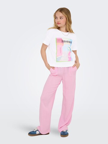ONLY GIRLS regular Bukser 'KOGSiesta' i pink