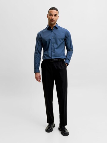 JACK & JONES Comfort fit Overhemd 'BLAPARKER' in Blauw