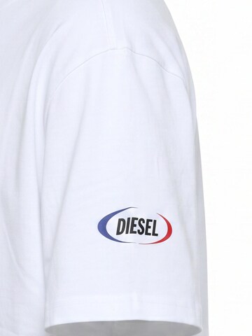 T-Shirt 'T-WASH-SMILE' DIESEL en blanc