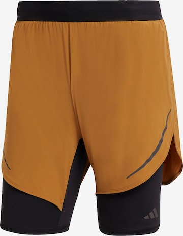 ADIDAS PERFORMANCE Sportshorts 'Heat.Rdy Hiit 2-In-1 ' in Braun: predná strana