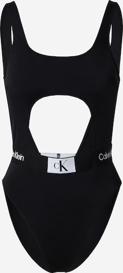 Calvin Klein Swimwear Fato de banho em preto / branco, Vista do produto