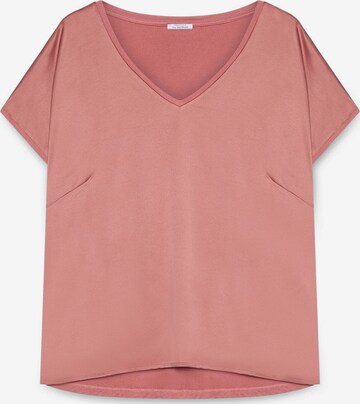 Top di Fiorella Rubino in arancione: frontale