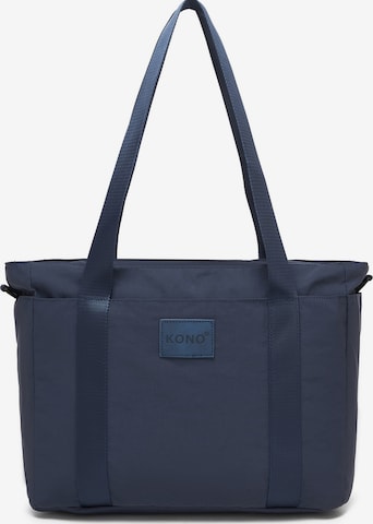 Kono Crossbody Bag in Blue: front