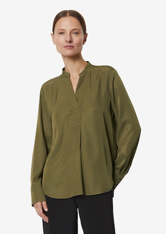 Marc O'Polo Blouse in Groen: voorkant