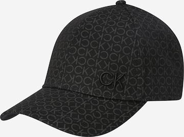 Cappello da baseball di Calvin Klein in nero: frontale