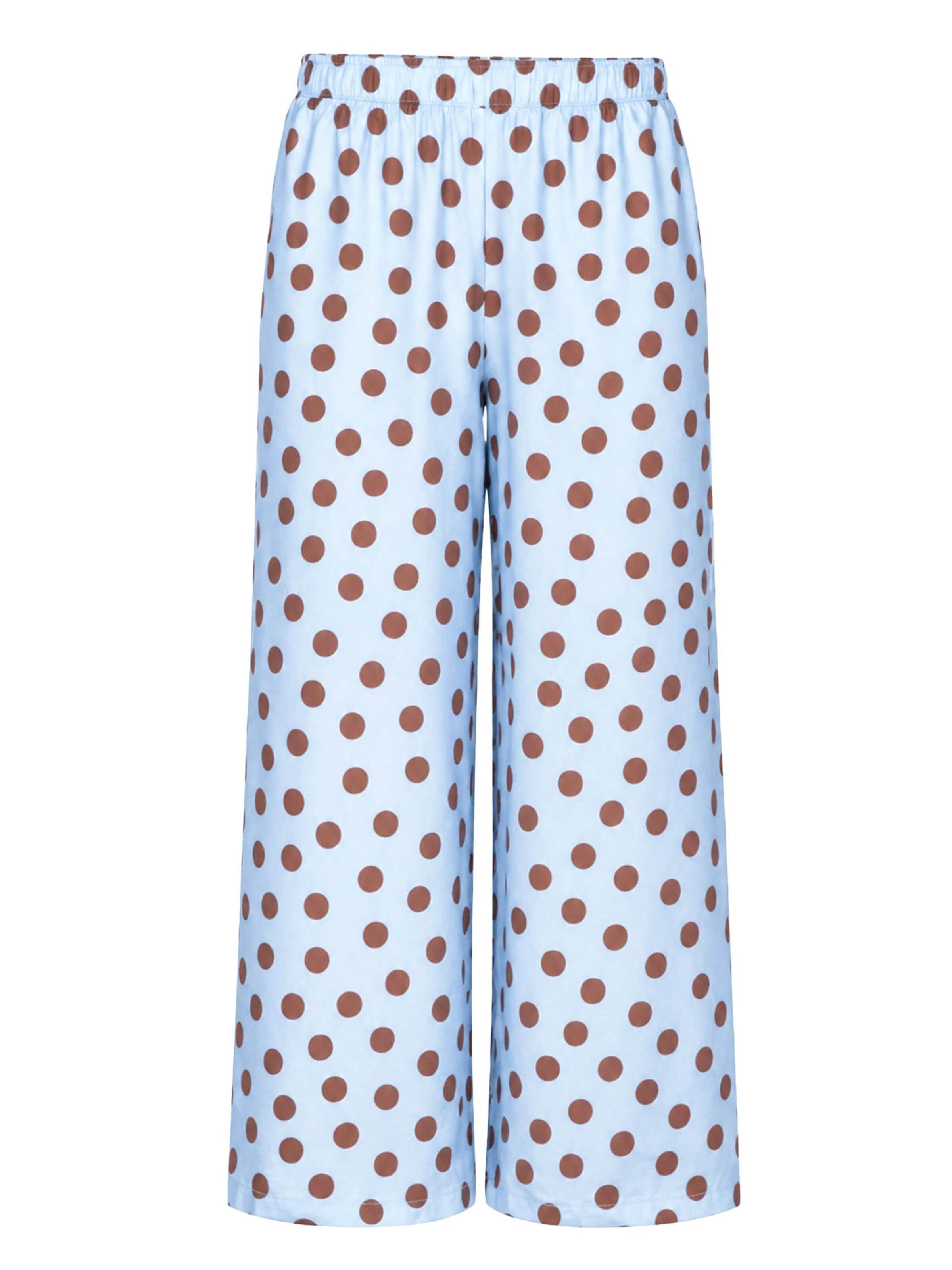SASSYCLASSY Wide Leg Hose‌‌‌ in Blau: Vorderseite