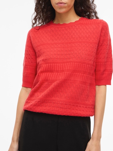 VILA Svetr 'VIMILOS' – červená