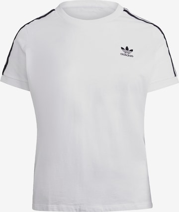 ADIDAS ORIGINALS Μπλουζάκι 'Adicolor Classics 3-Stripes ' σε λευκό: μπροστά
