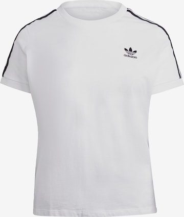 ADIDAS ORIGINALS - Camisa 'Adicolor Classics 3-Stripes ' em branco: frente