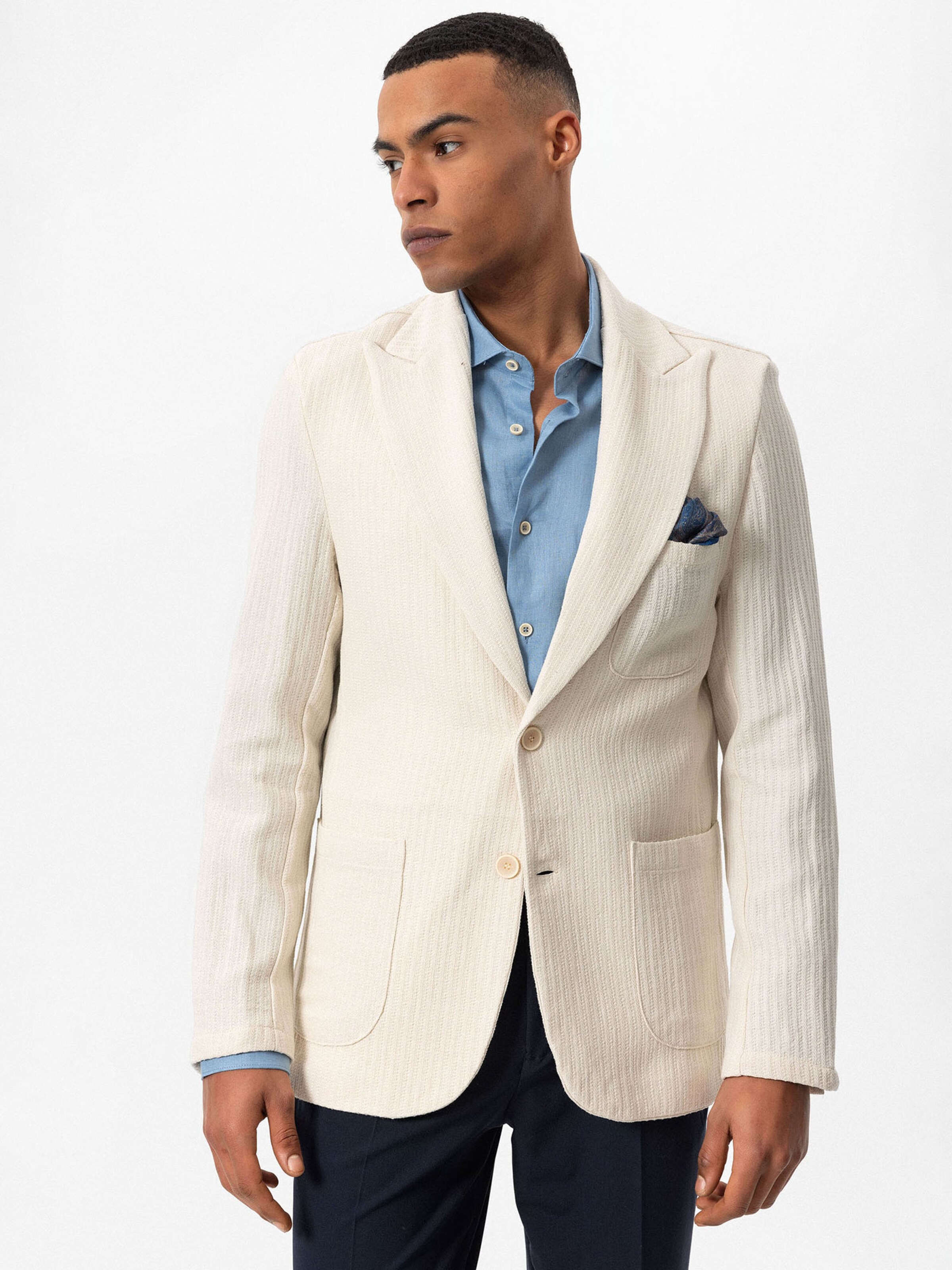 Antioch - Regular Fit Jaqueta em bege: frente