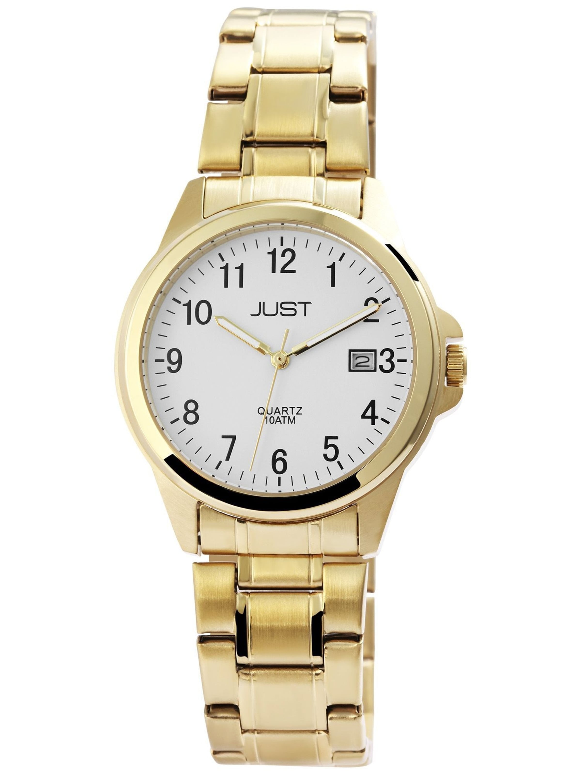 JUST Analog Watch 'Baroon' in Gold: front