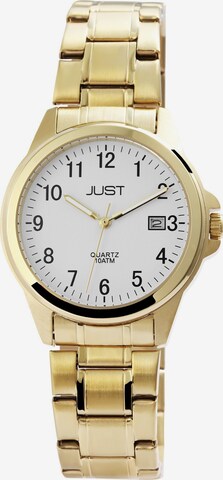 JUST Analog Watch 'Baroon' in Gold: front