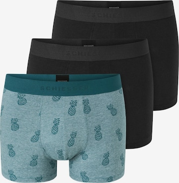 SCHIESSER Boxer shorts '95/5 Cotton' in Blue: front