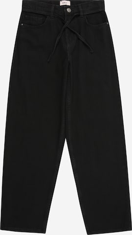 juoda ONLY GIRLS Plačios klešnės Džinsai 'KOGGIANNA': priekis