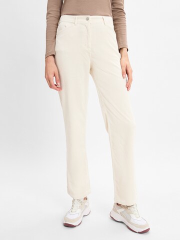 Marie Lund Broek in Beige: voorkant
