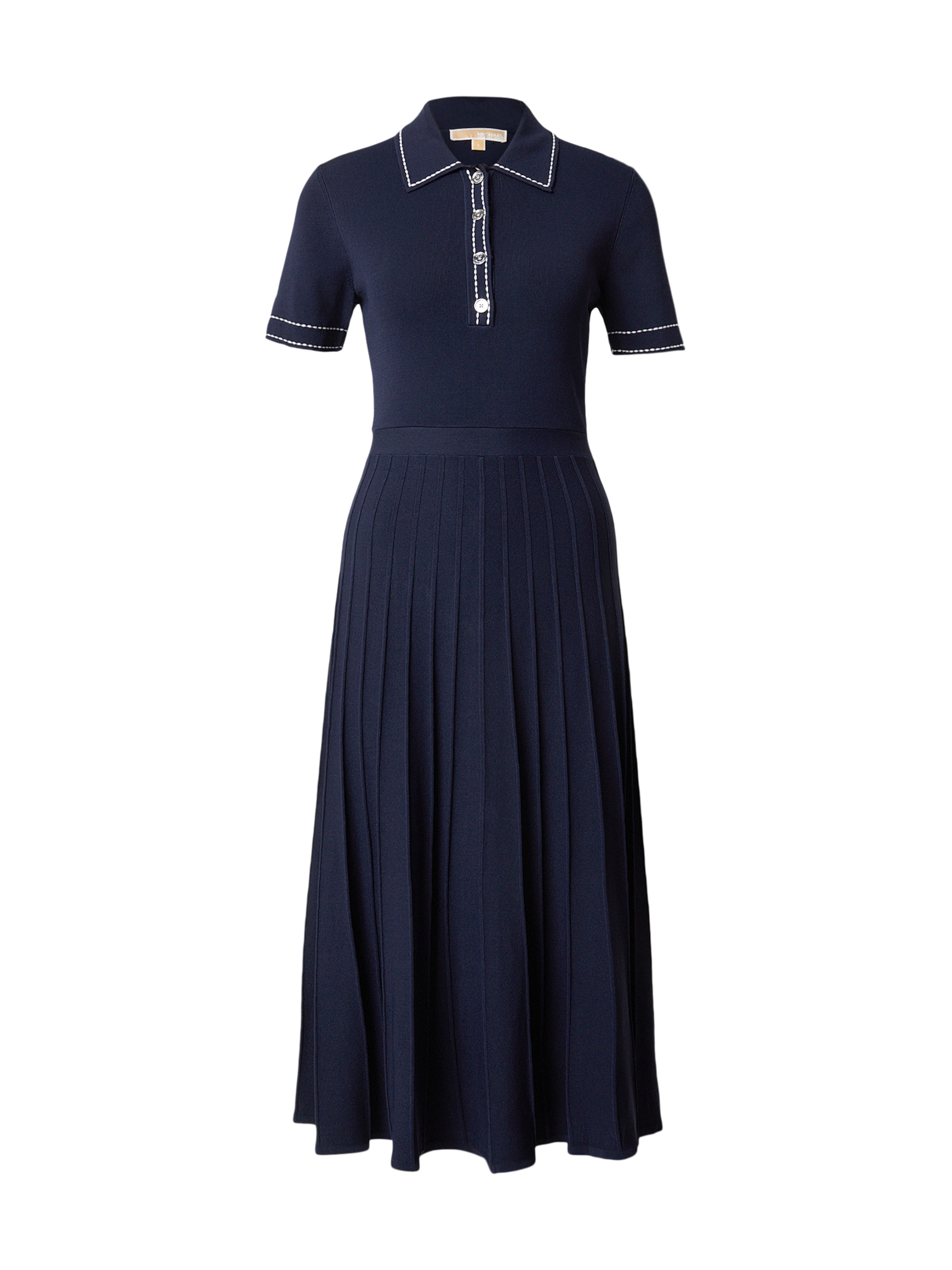 MICHAEL Michael Kors Gebreide jurk in Blauw: voorkant