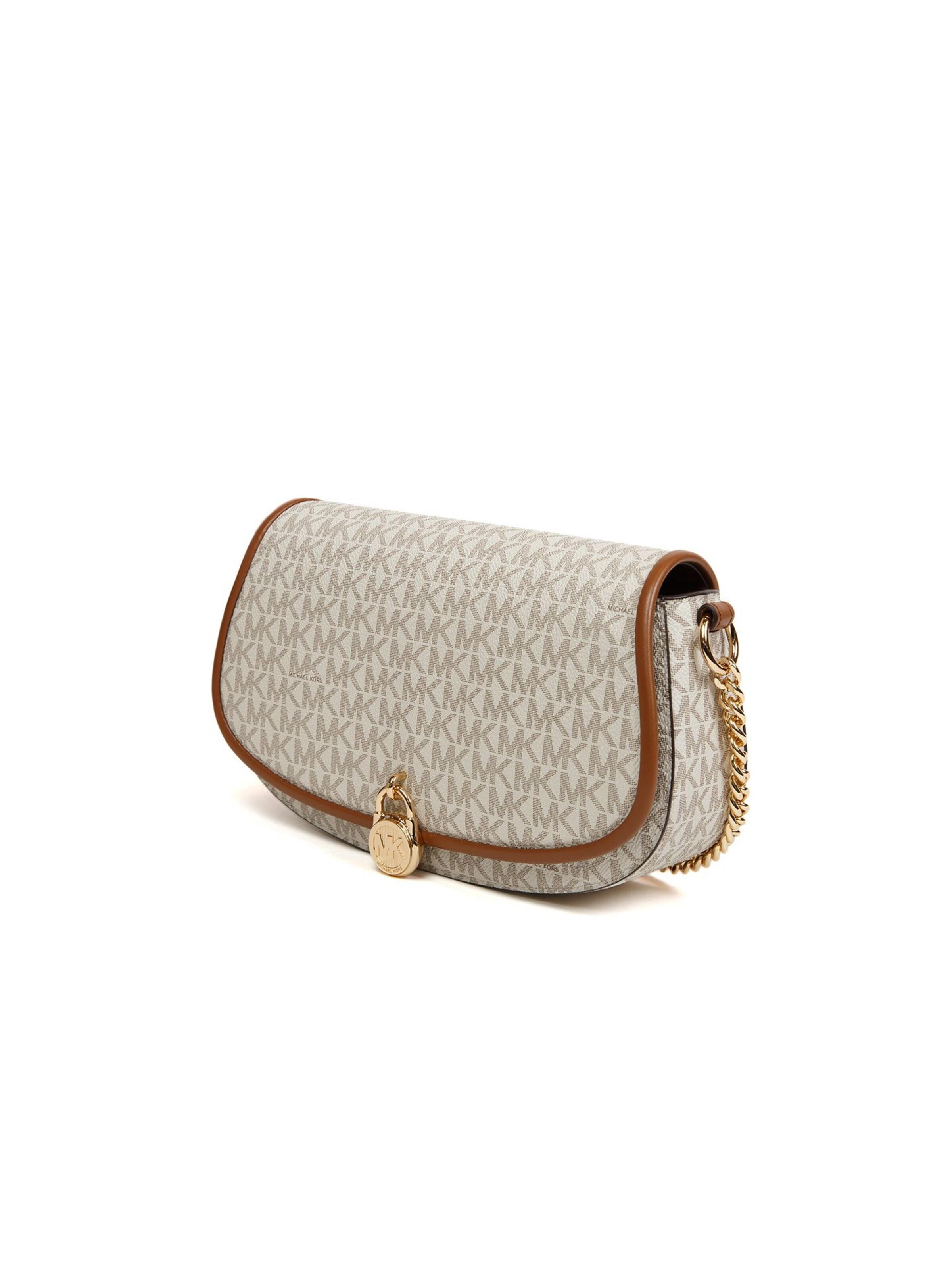 Michael Kors - Bolso de mano 'Mila Medium East-West Sling Messenger' en beige