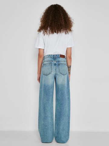 Noisy may Wide Leg Jeans 'Amanda' in Blau