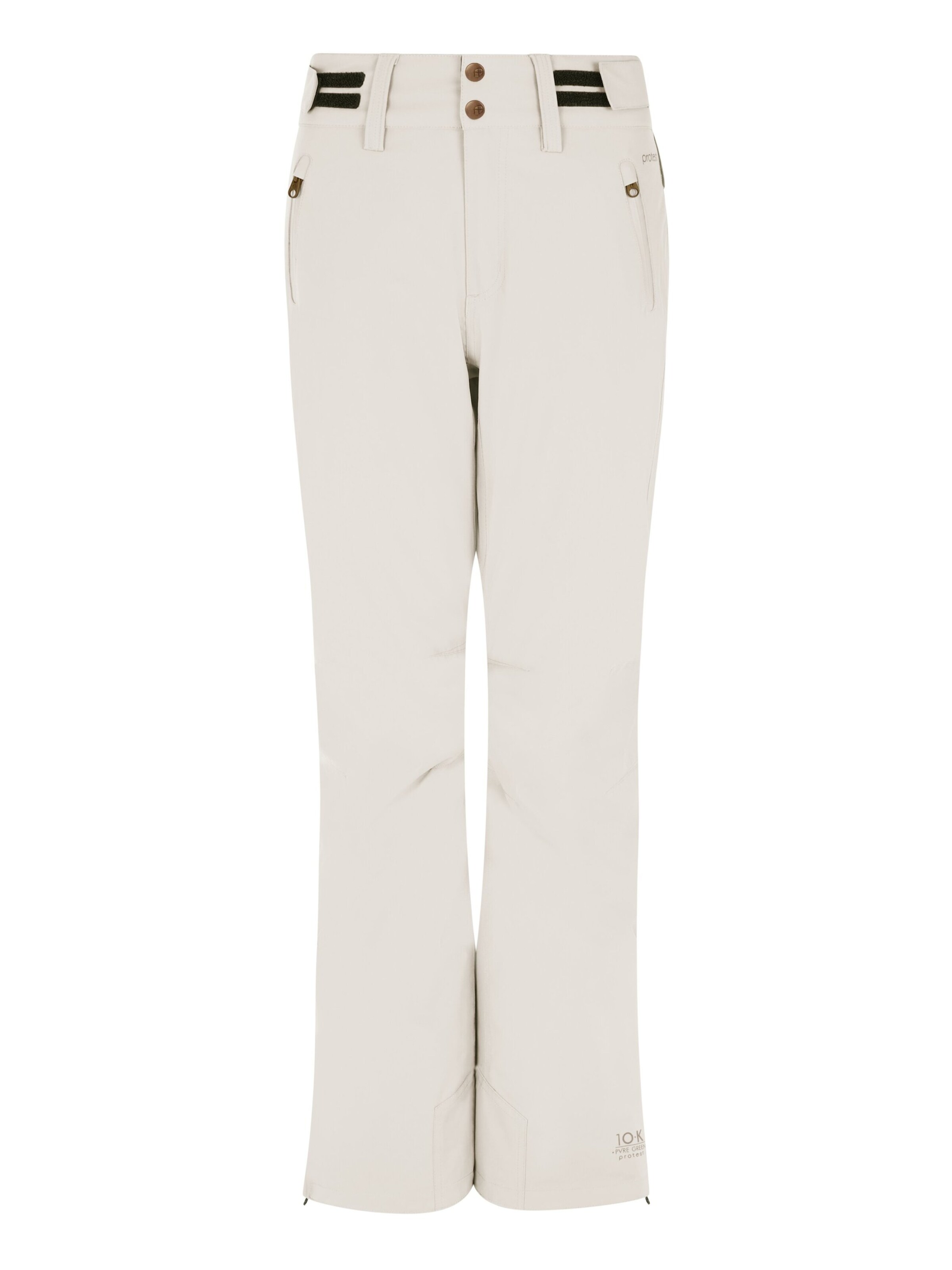 PROTEST regular Παντελόνι φόρμας 'CINNAMONES' σε λευκό: μπροστά