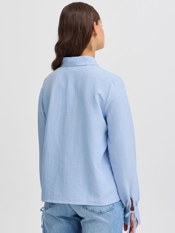 ICHI Blouse ' NAIMA ' in Blauw