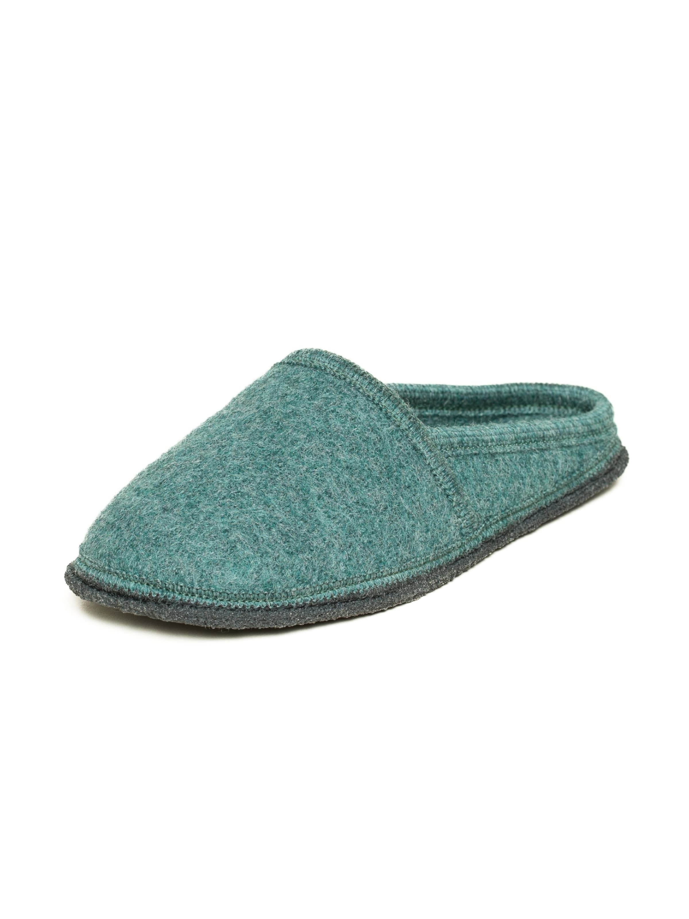 Gottstein Hausschuh 'Walkpantoffel Villach'‌‌‌‌‌‌ in Grün: Vorderseite