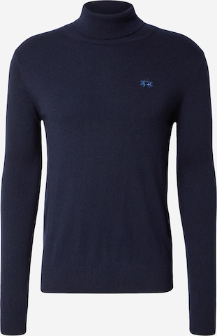 La Martina - Jersey en azul: frente