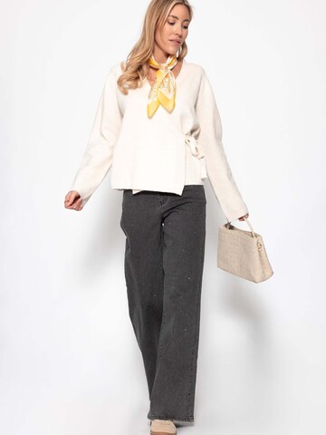 SASSYCLASSY Knit cardigan in White