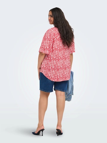 ONLY Carmakoma Blouse 'CARVIWI' in Red